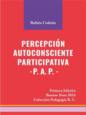 cover image of Percepción Autoconsciente Participativa